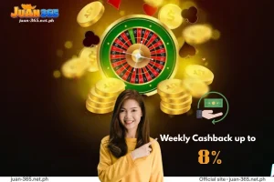 Weekly Cashback up to 8%